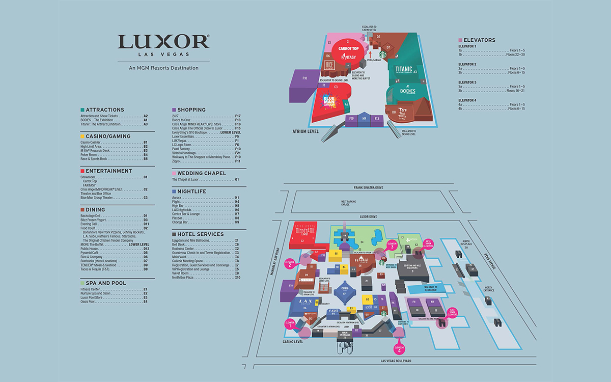 Luxor Las Vegas Floor Plan Floor Roma